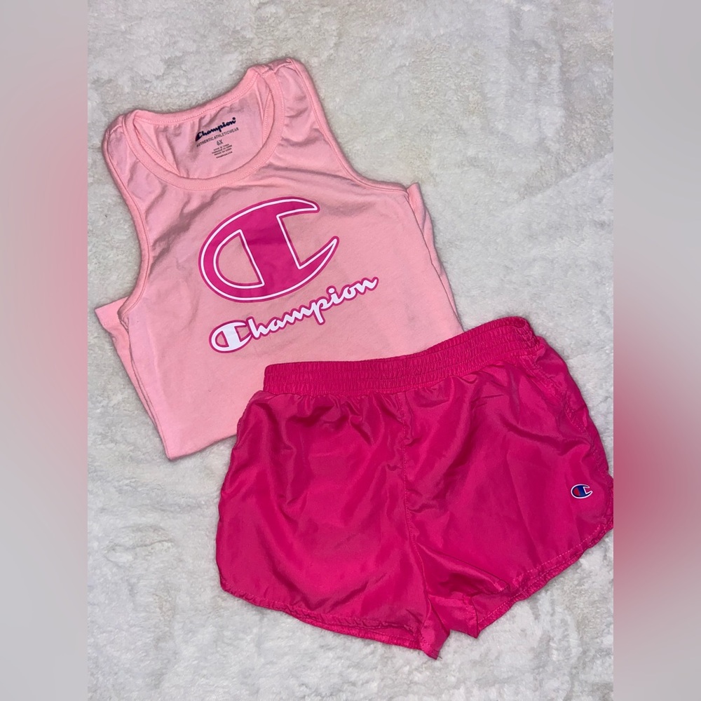 Girls size 6 champion tank outfit